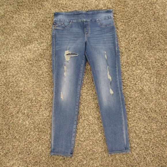 Rock & Republic Denim - Rock & Republic Jeans Women's 14 Dark Wash Fever Pull On Skinny Stretch Denim